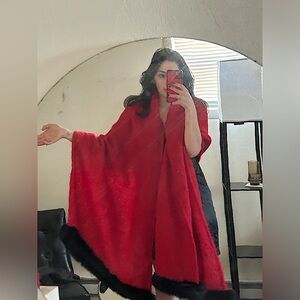 Large Vintage Yves Saint Laurent Fourrures Scarf